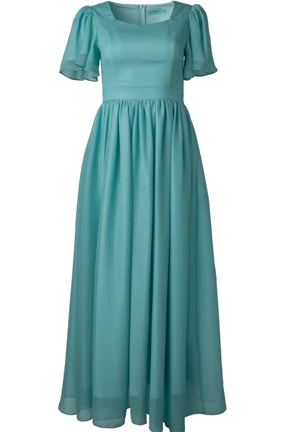Abbie Dress in Seaglass Chiffon