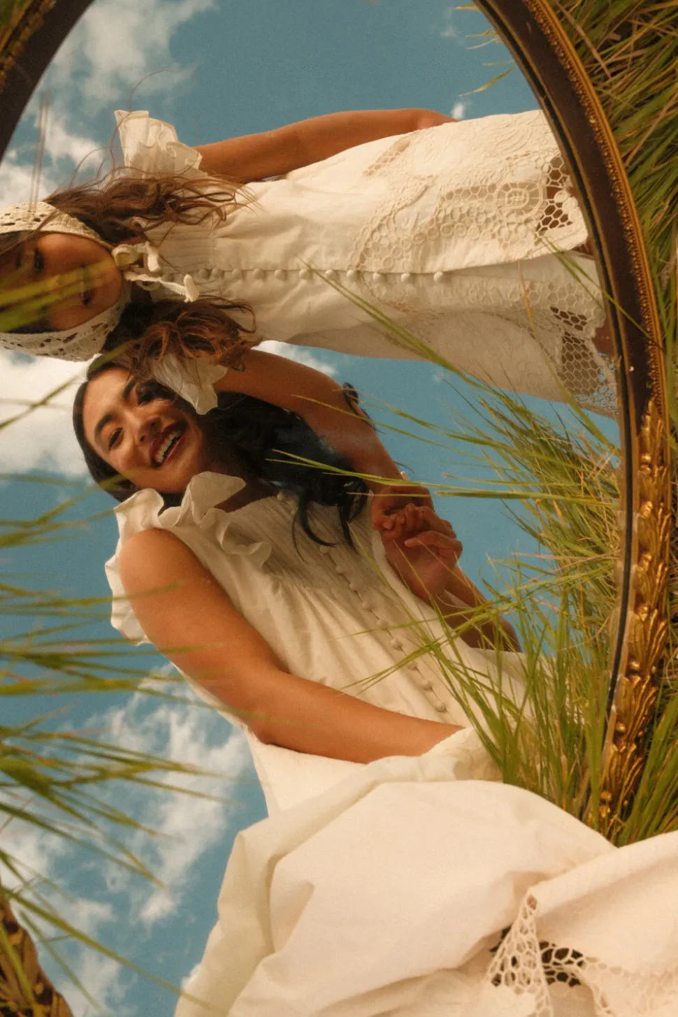 Abigail Maxi Dress in Antique Ivory