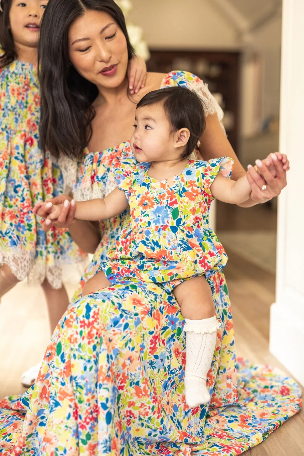 Ada Dress in Vibrant Yarrow Print