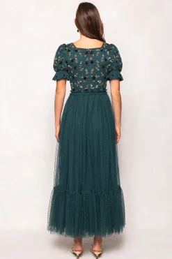 Adara Dress in Green