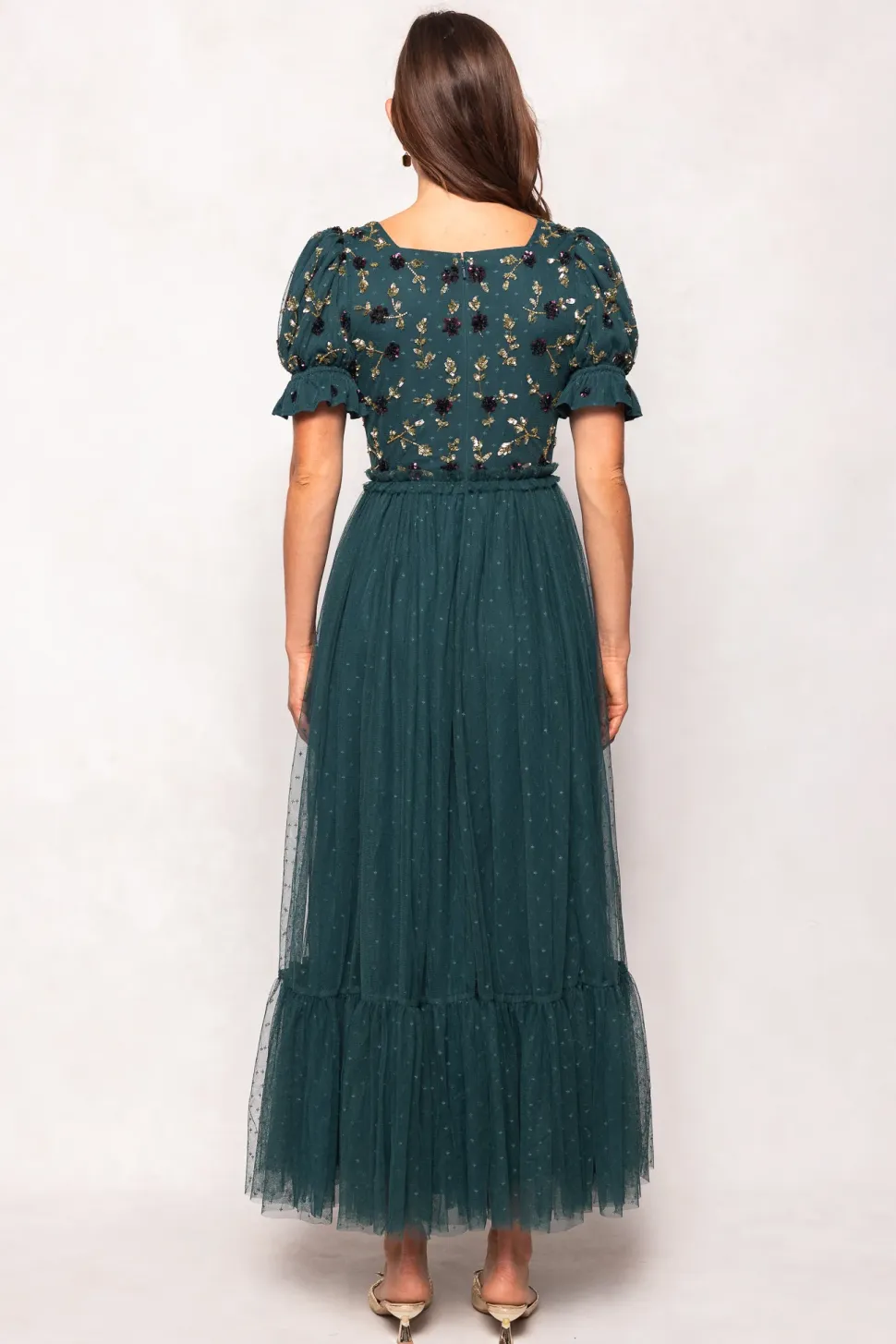 Adara Dress in Green