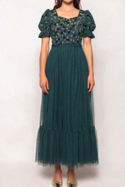 Adara Dress in Green