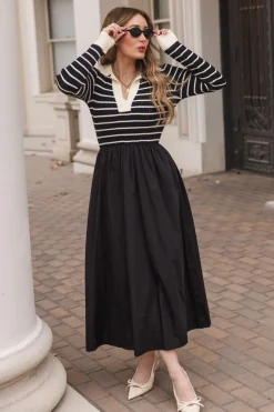 Adelina Dress in Black