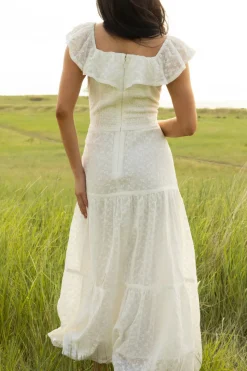 Alaina Dress in Ivory