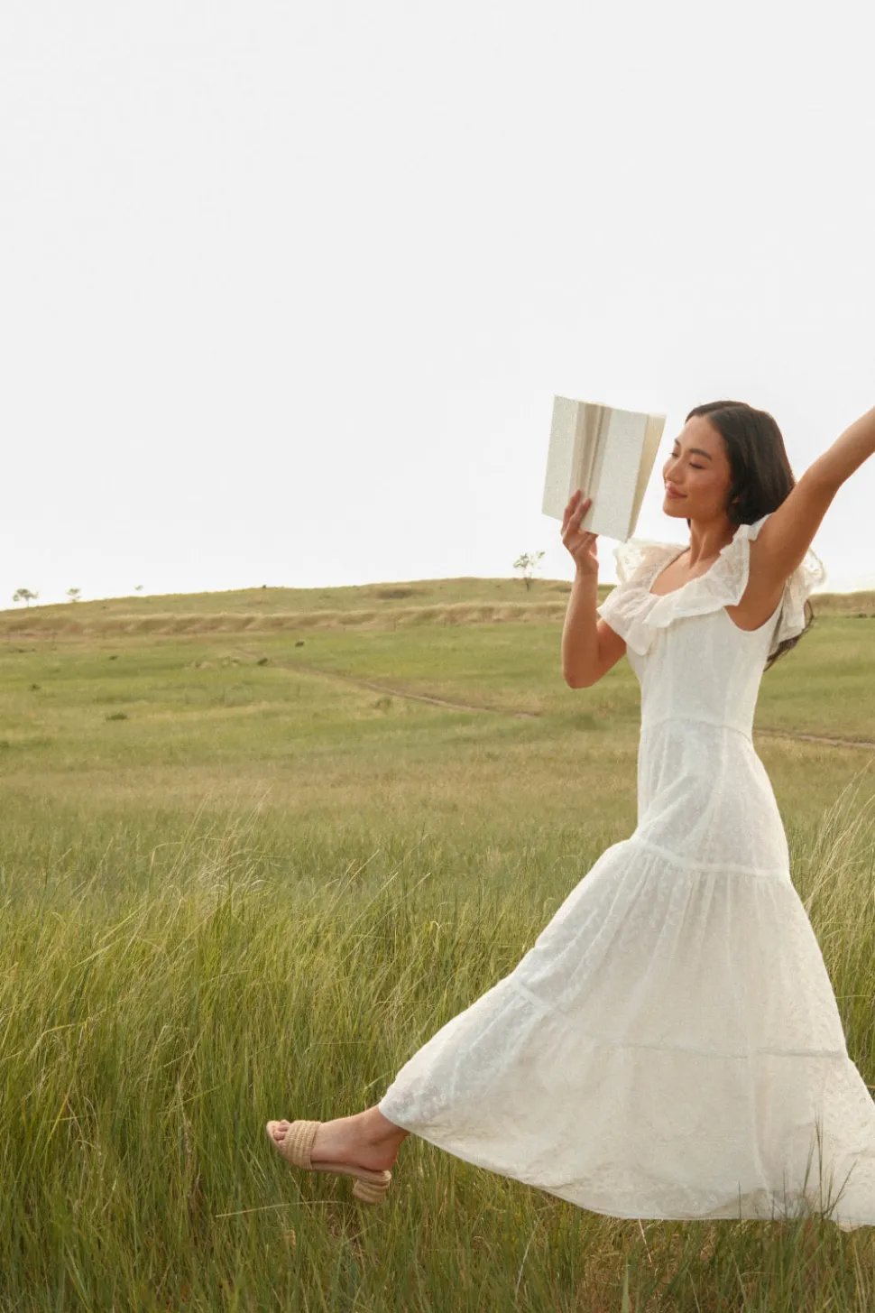 Alaina Dress in Ivory