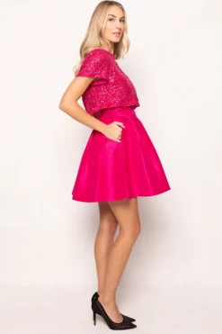 Alexis Dress in Fuchsia