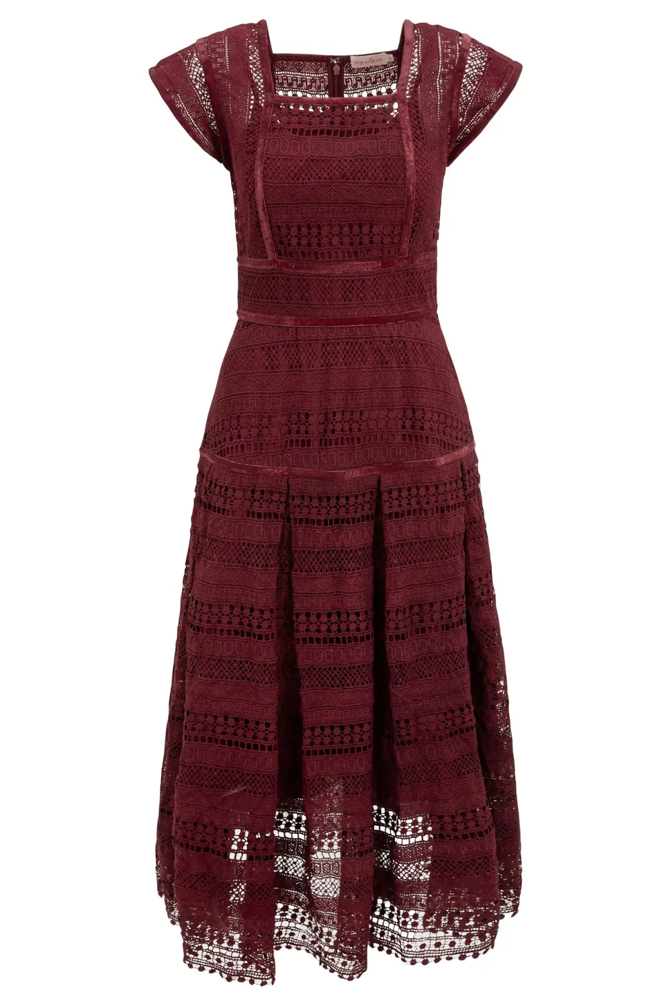Amory Dress in Burgundy