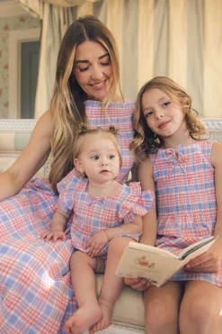 Ana Dress in Blossom Plaid