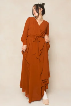 Andie Dress in Amber Chiffon