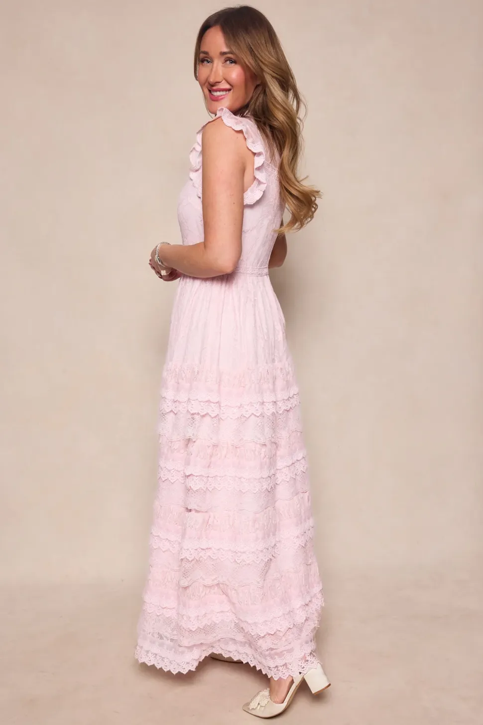Annie Dress in Light Pink
