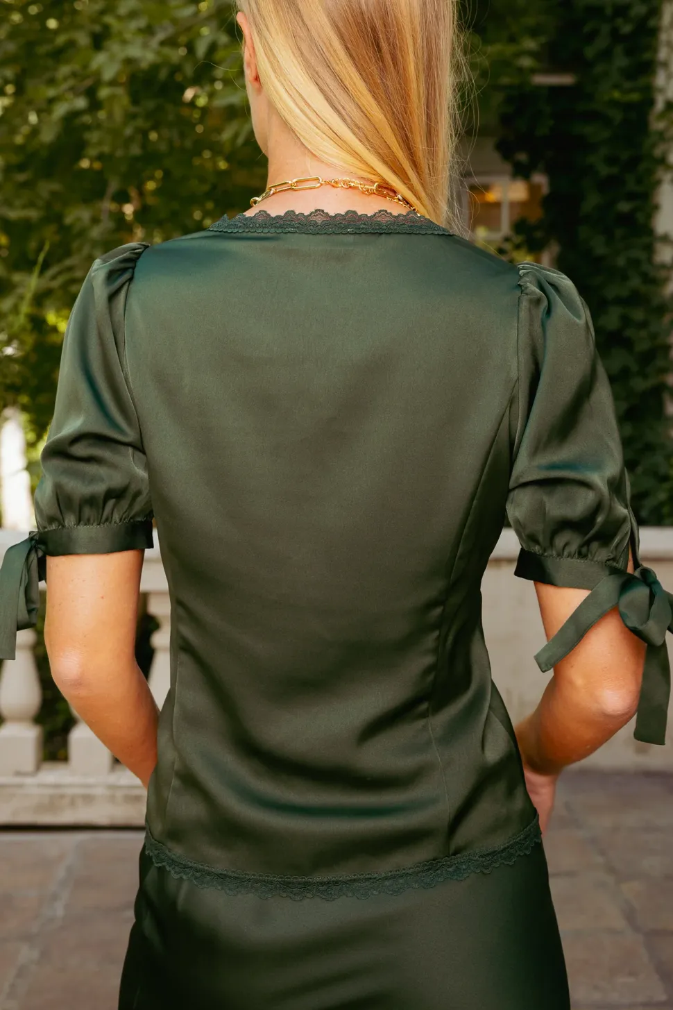Ariella Blouse in Green