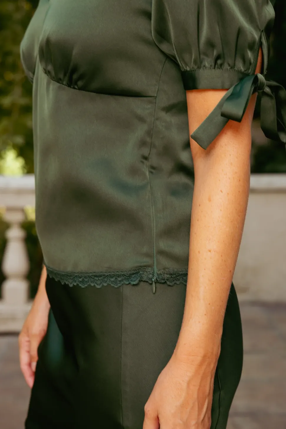 Ariella Blouse in Green