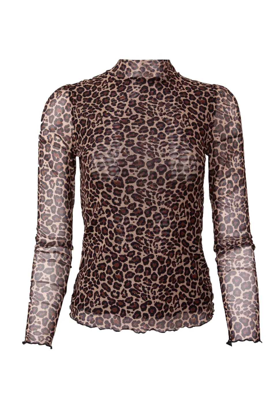 Ava Long Sleeve Top in Leopard