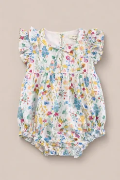 Baby Ana Romper in Floral Fields