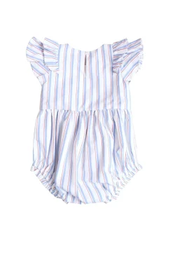Baby Hattie Romper in Heritage Stripe