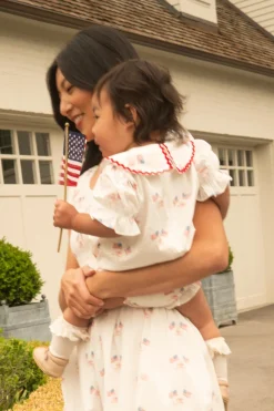 Baby Maisy Romper in Star Spangled
