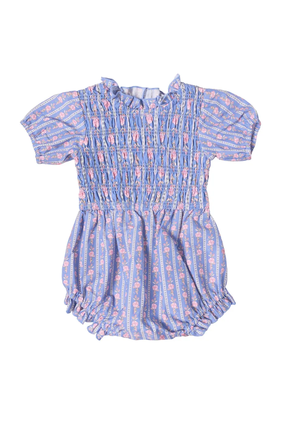 Baby Mariah Romper in Linear Print