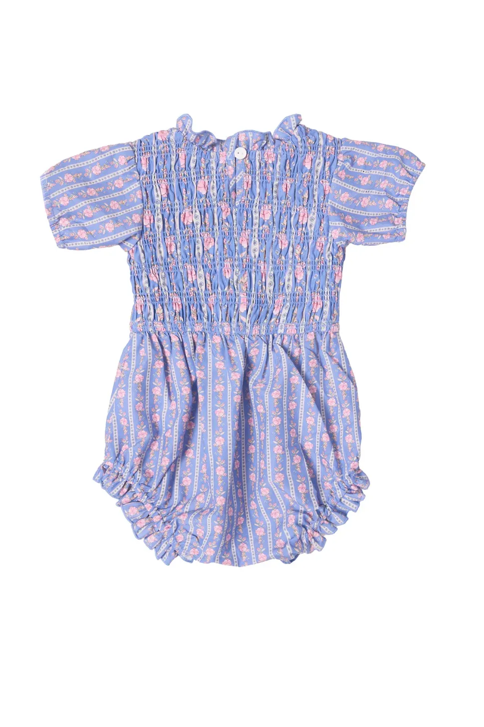 Baby Mariah Romper in Linear Print