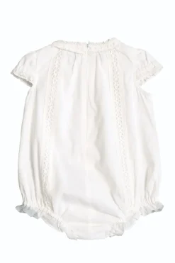 Baby Palermo Romper in White