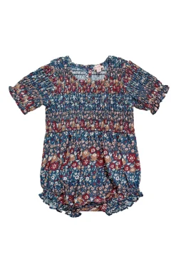 Baby Parker Romper in Dusk Floral Medley