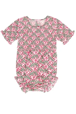 Baby Parker Romper in Floral Fan