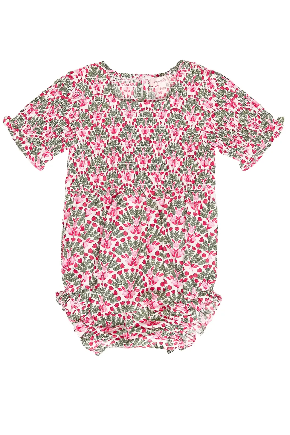 Baby Parker Romper in Floral Fan