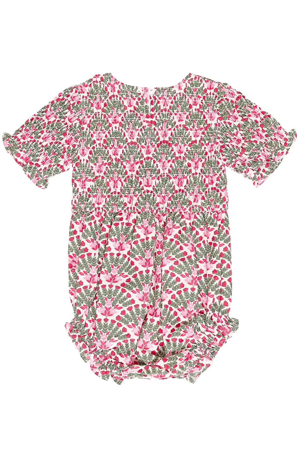 Baby Parker Romper in Floral Fan