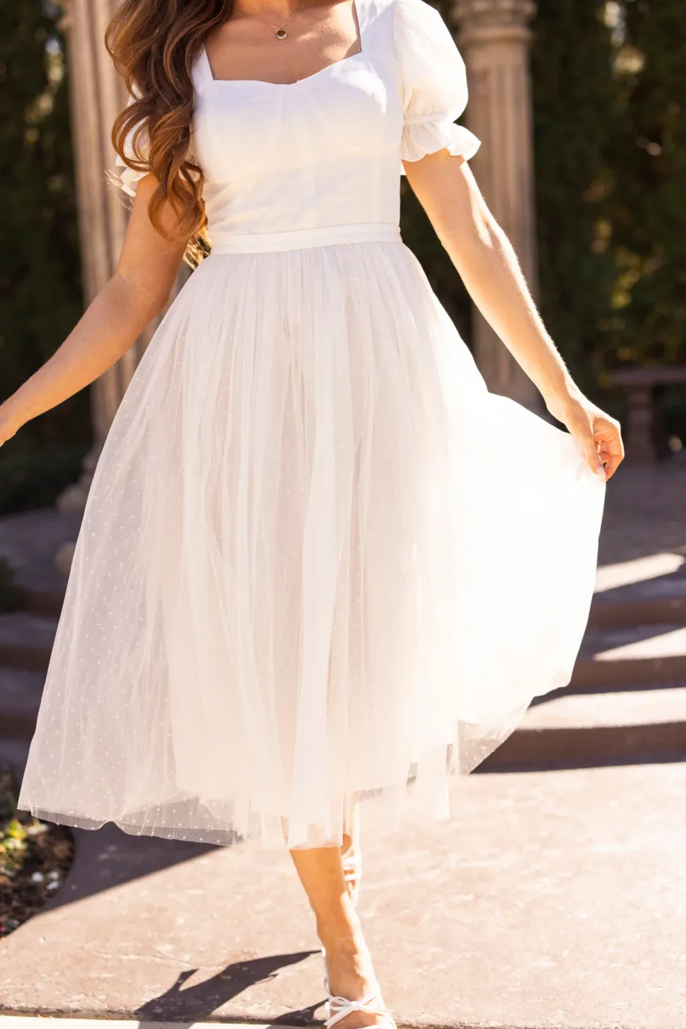 Ballerina Dress in White