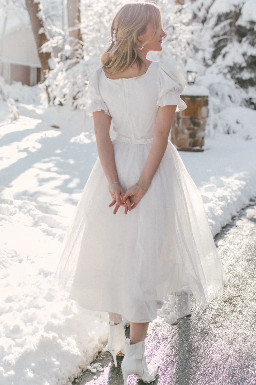 Ballerina Dress in White