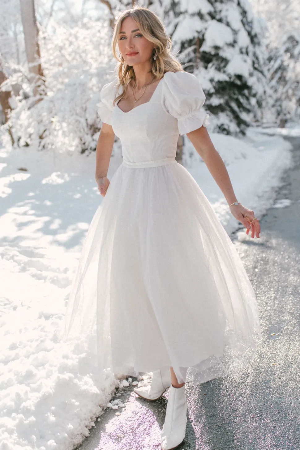 Ballerina Dress in White