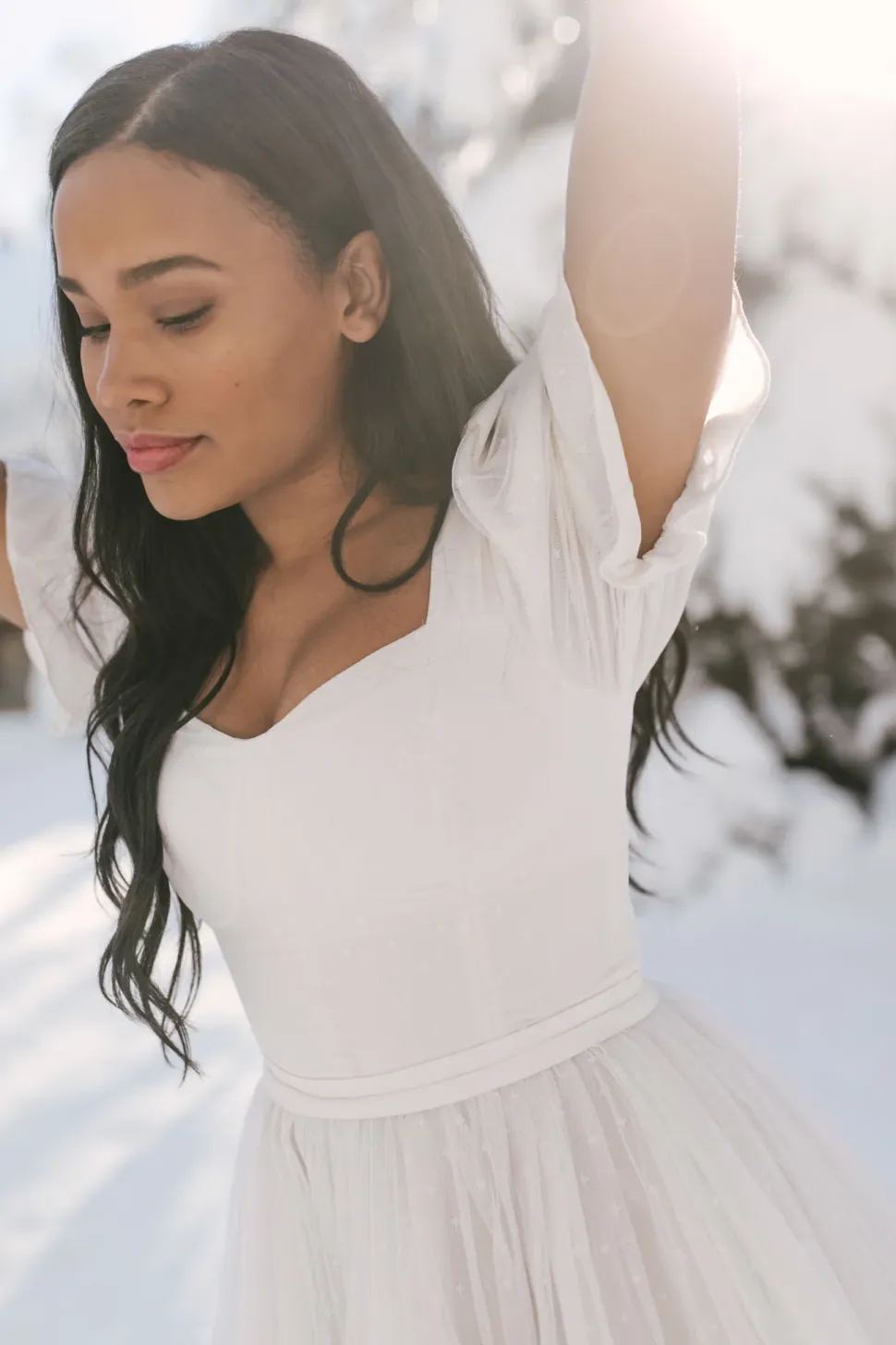 Ballerina Dress in White