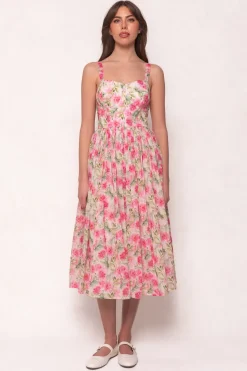 Ballerina Tank Dress in Pink Floral