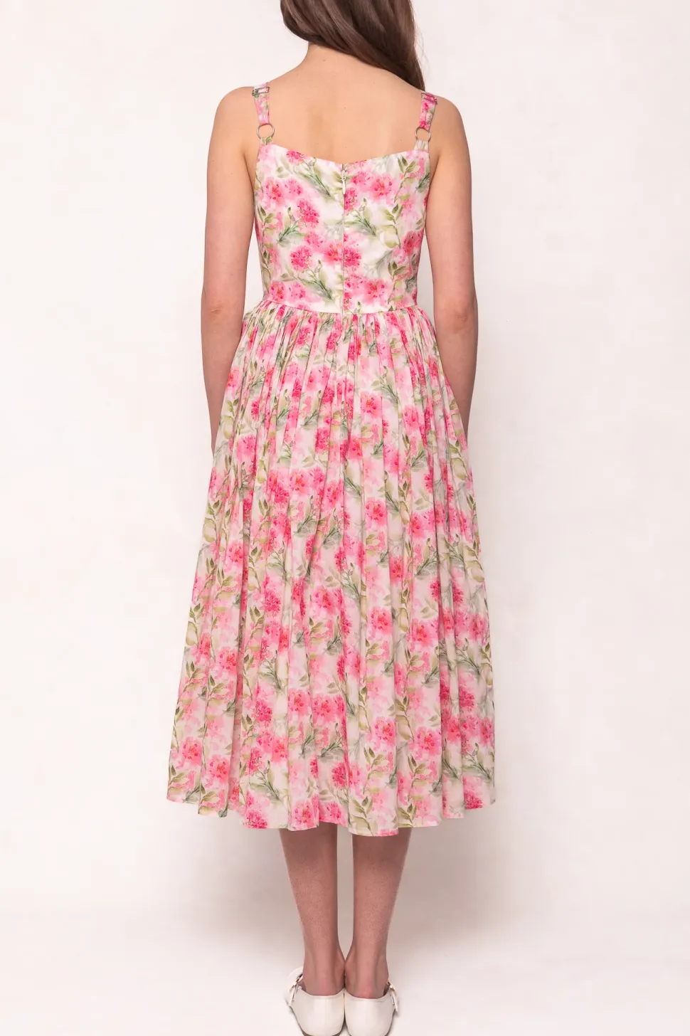 Ballerina Tank Dress in Pink Floral