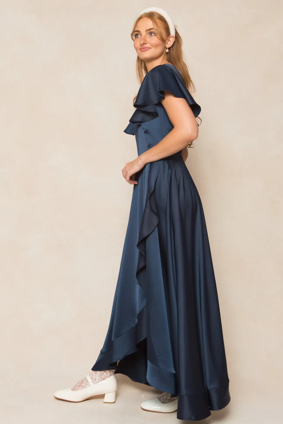 Callie Dress in Navy