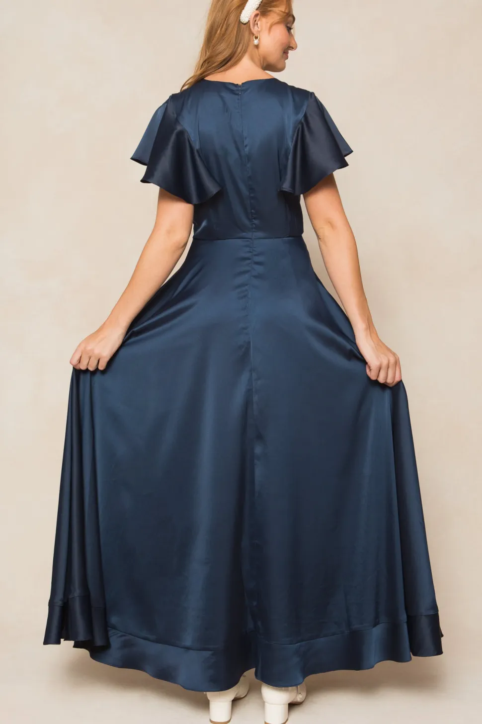 Callie Dress in Navy