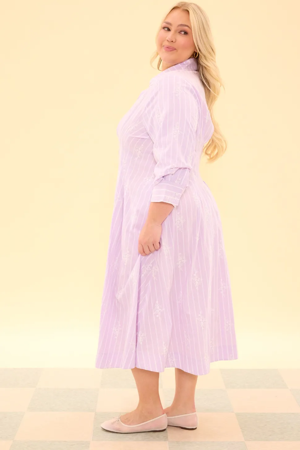 Cameron Dress in Lavender