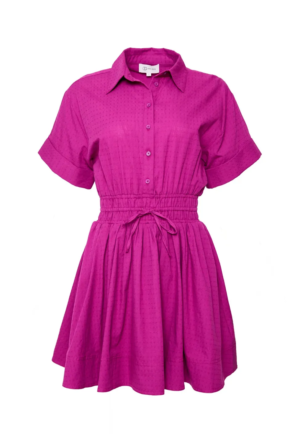Campbell Dress in Dark Pink
