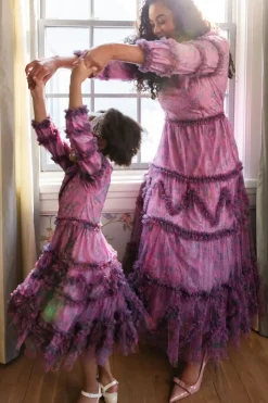 Catherine Dress in Climbing Vine Bloom