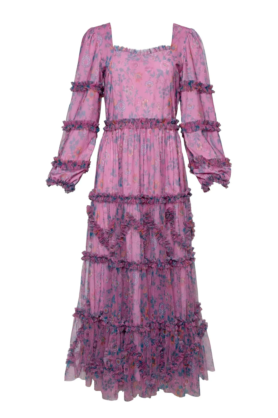 Catherine Dress in Climbing Vine Bloom