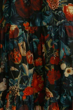 Cordelia Dress in Moody Floral