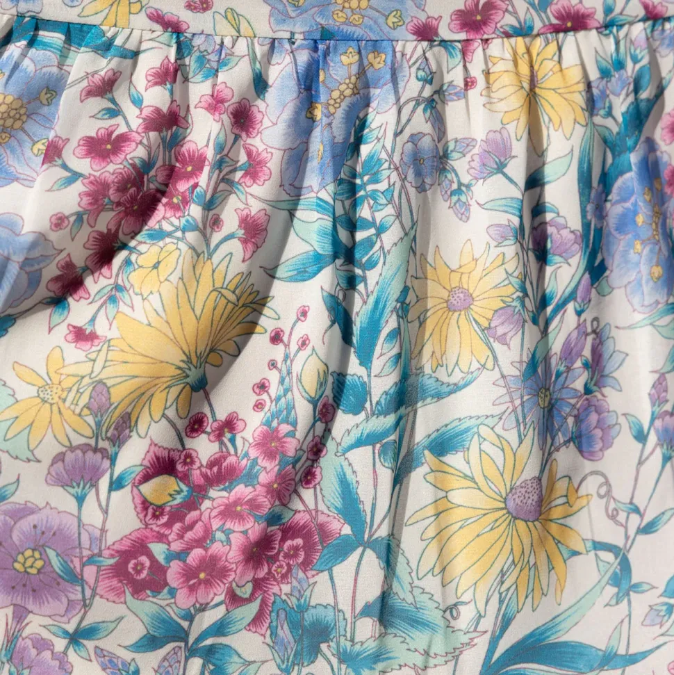 Cordelia Dress in Pretty Plumeria