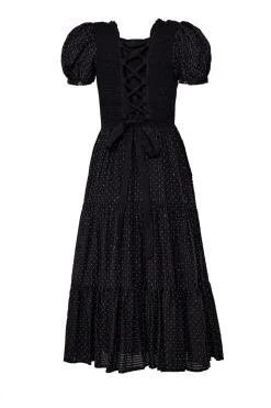 Darby Dress in Black Diamonte