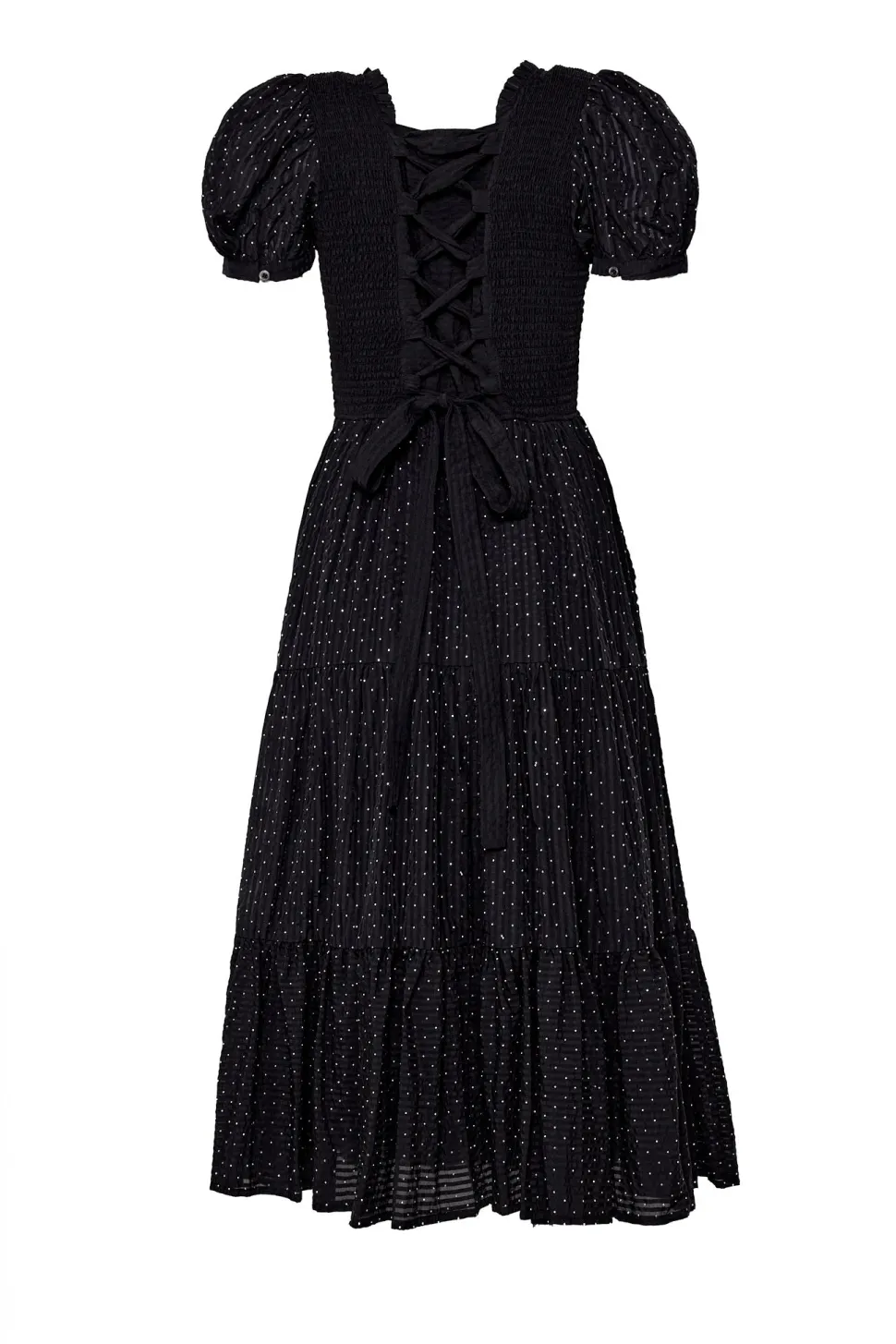 Darby Dress in Black Diamonte