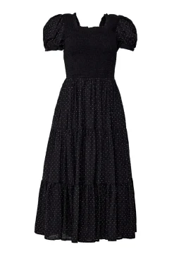 Darby Dress in Black Diamonte