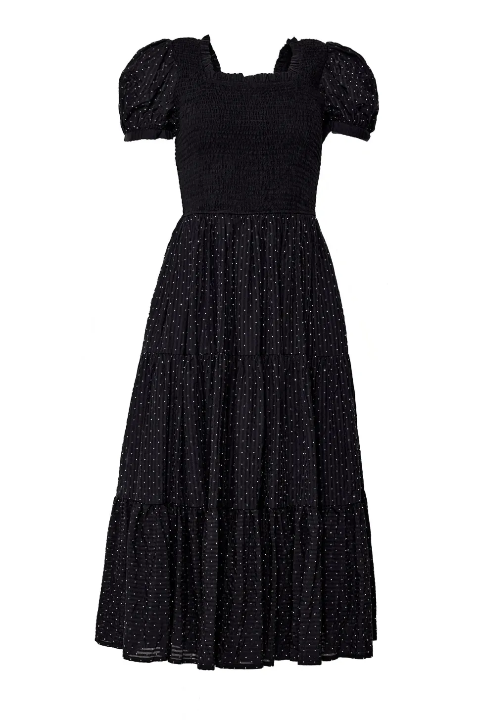 Darby Dress in Black Diamonte