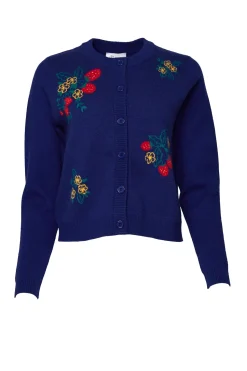 Delphi Sweater in Strawberry Print