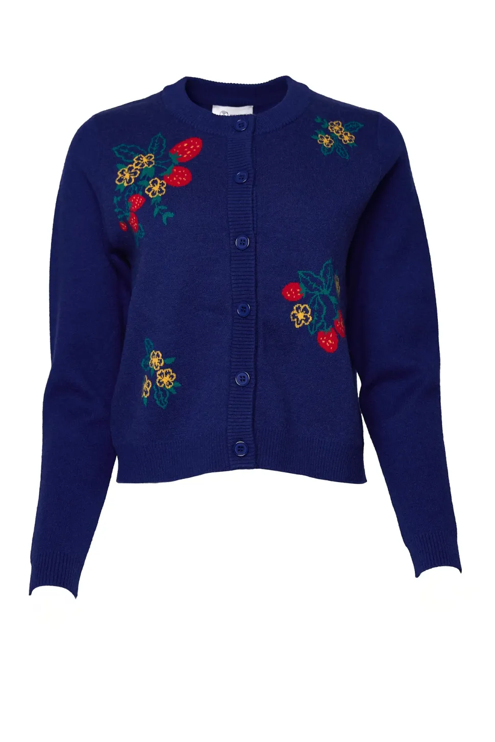Delphi Sweater in Strawberry Print