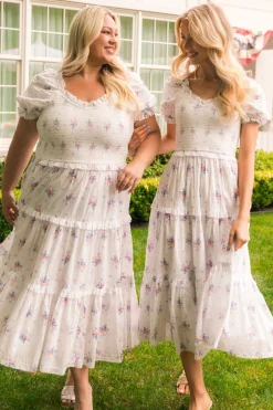 Emily Dress in Heritage Soft Ditsy Floral