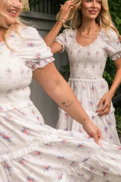 Emily Dress in Heritage Soft Ditsy Floral