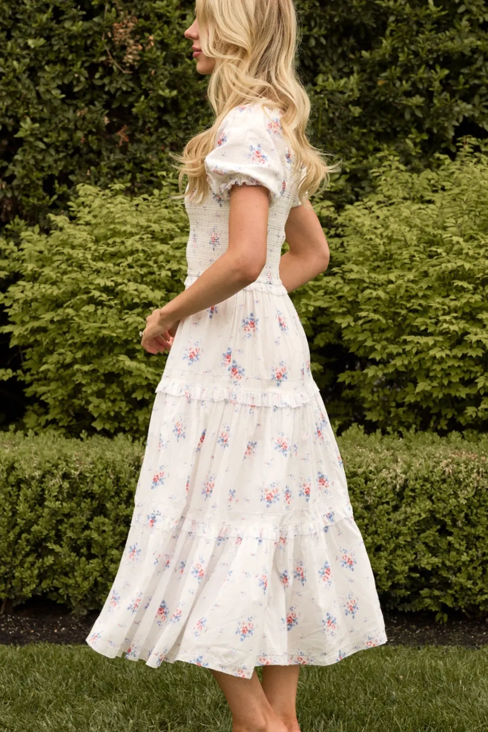 Emily Dress in Heritage Soft Ditsy Floral